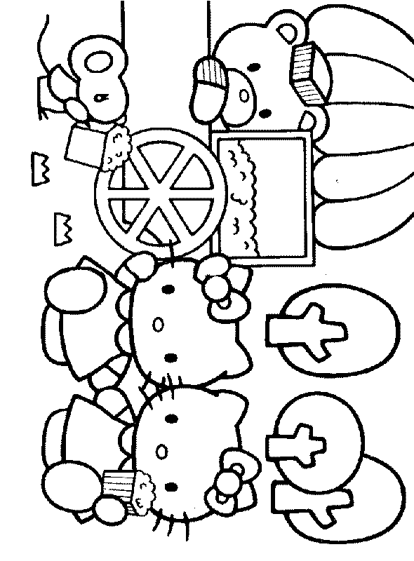 Hello Kitty kolorowanki